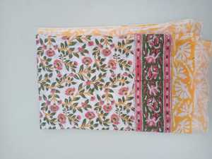 Venta al por mayor de algodón para mujer, ropa de playa, pareo con estampado de bloques a mano - Product Image 6