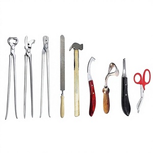 ชุดเครื่องมือดูแลกีบม้าแบบมืออาชีพ 8 ชิ้น พร้อมกระเป๋าหนัง มาตรฐานเยอรมัน โดย DADDY D PRO - Product Image 1