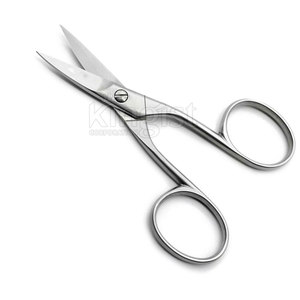 Stainless Steel Curved <b>Cuticle</b> <b>Scissors</b> with Blunt-Sharp Tips and Strong Grip for Detailed Care-Durable Beauty Tool - Product Image 1