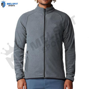Chaqueta de Forro Polar Sherpa de Diseño Personalizado, Color Sólido, Cierre de Cremallera, Cortavientos, Transpirable, Ecológica, Holgada y Larga para Hombre - Product Image 6