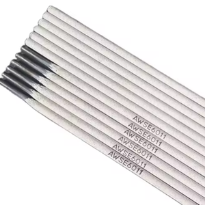 Électrode de soudage en acier au carbone AWS E6011 25mm 32mm 40mm 300mm 350mm AC DC pour réparation d'équipements agricoles, carton de 20kg, marque OEM - Product Image 1