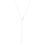 Collier pendentif cœur rouge en argent sterling 925 plaqué rhodium, chaîne en or rose et platine, diamant, tendance, religieux, pour fiançailles - Product Image 3