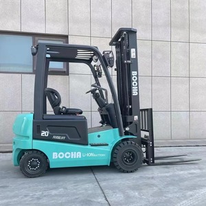 Carretilla elevadora eléctrica asequible 1 tonelada 2 toneladas 3 toneladas granja todo terreno potente terreno áspero carretilla elevadora duradera precio barato - Product Image 3