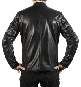 Chaquetas de Hombre, Chaqueta de Cuero de Cordero de Moda para Hombre, Chaquetas de Cuero de Pakistán con Logotipo Personalizado para Hombre, Precio Razonable, Venta al por Mayor, OEM - Product Image 2