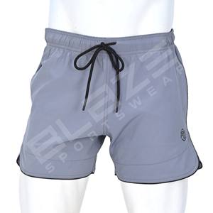 Pantalones cortos informales de verano para hombre, novedad, venta al por mayor, Color sólido con rayas, decoración de patrón ecológica - Product Image 3