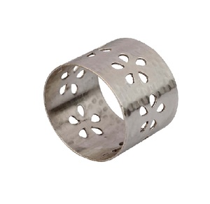 Servilleteros de Metal hechos a mano de lujo Chapado en Color único para mesa de boda decorativo hogar comedor y fiestas de Hotel - Product Image 2