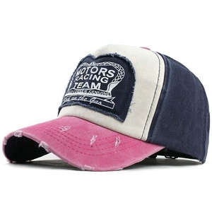 Gorra de béisbol de algodón para mujer MOQ bajo Todas las estaciones Venta caliente Deportes de verano desgastados Hip Hop Street Travel Hat Impreso Formal - Product Image 4