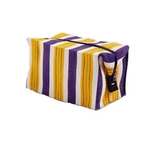 Sac de courses réutilisable écologique personnalisable avec fermeture éclair, en plastique recyclé, poignées rayées personnalisées, nylon durable, logo supplémentaire - Product Image 4