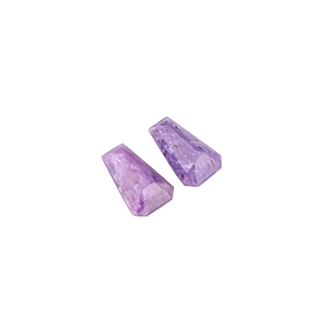 Venta al por mayor Charoite Gemstone Coffin Gemstone para la fabricación de joyas Custom Making Stone - Product Image 3