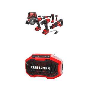 Kit Combinado de Taladro Inalámbrico de 7 Herramientas con Altavoz Bluetooth, Juego de Herramientas Domésticas de Plástico, Juego de Herramientas Eléctricas en Caja - Product Image 1