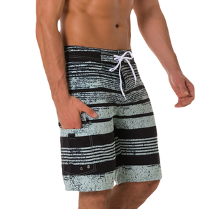 Shorts de Playa Elásticos en 4 Direcciones al por Mayor, Shorts de Surf Transpirables de Secado Rápido para Hombre, Shorts de Playa Personalizados 100% Poliéster - Product Image 4