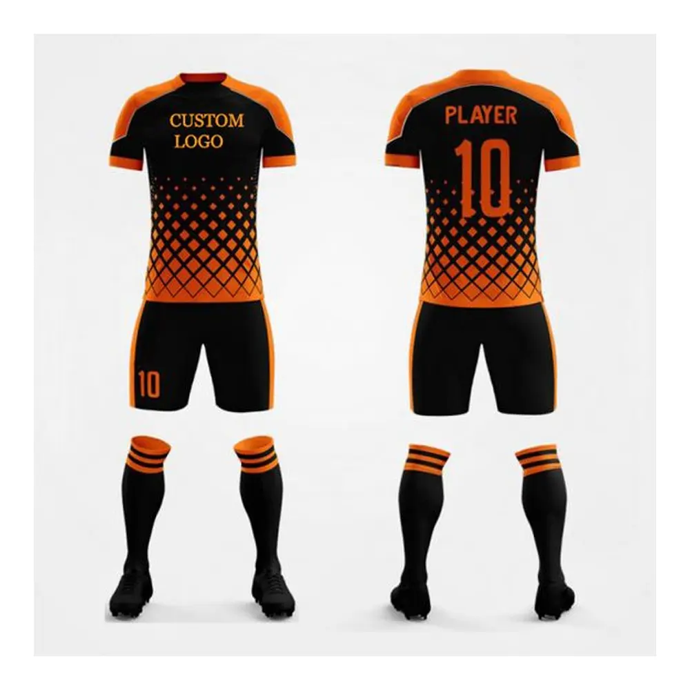 OEM of wholesale Custom Soccer uniform 2023 New Home Jersey Football Uniform Set Printing Soccer Jersey