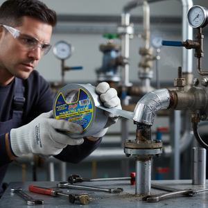 Reinforced 25 m X 50 mm Silver Multipurpose Waterproof <b>Electrical</b> <b>Tape</b> - Product Image 2