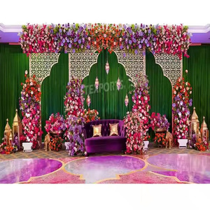 Panneaux laser découpés pour scène de mariage musulman, henna et mehndi, pour la scène de henna de mariage musulman en Australie - Product Image 1