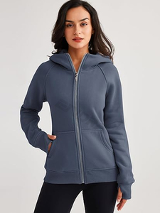 Venta caliente 2023 personalizado poliéster Snaggle Mujer con capucha polar cremallera completa manga larga Streetwear sudadera precio al por mayor - Product Image 2