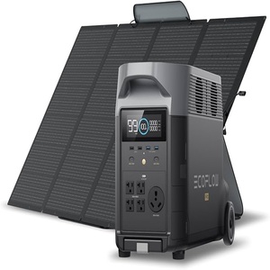 NUEVA Estación de Energía Portátil FAV FlowsDELTA Pro + Panel Solar de Iones de Litio de 400W US 12004 - Product Image 1
