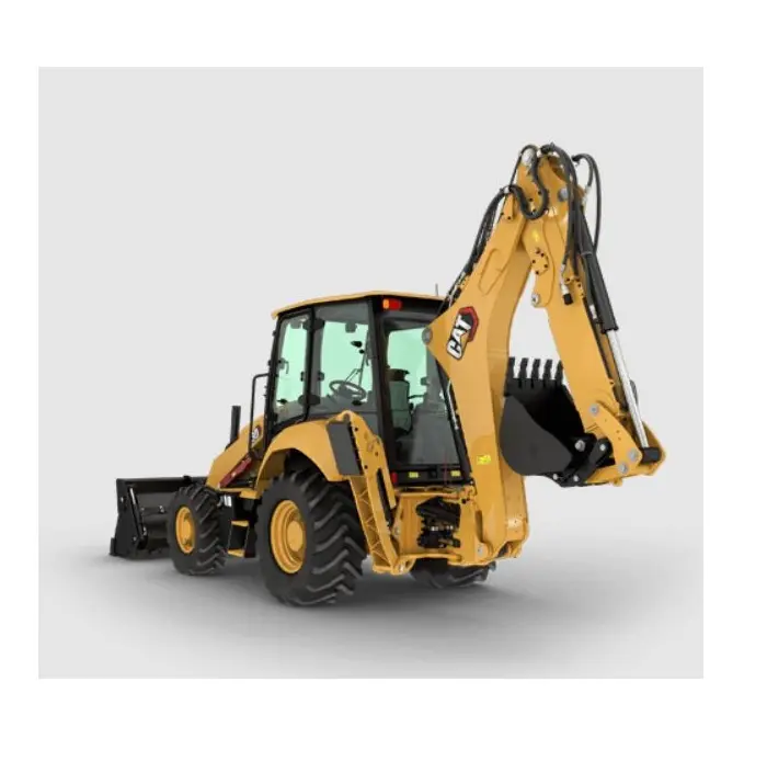 Factory Compact Wheel Loader 3-5 Ton Used Backhoe Loader With CE EPA Approved Featuring Reliable CAT Engine Pump