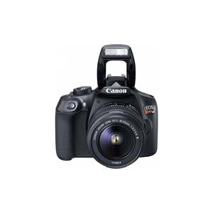 Kit de Cámara de Video Profesional SLR Digital con Lente EF-S 18-55mm F/3.5-5.6 DC III, Sensor CMOS Negro de Alta Resolución - Product Image 1