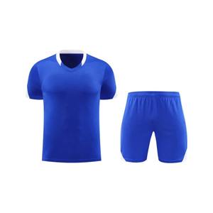 Maillot de football pour hommes à manches courtes avec imprimé jaune, ensemble de maillot de club de football pour adultes, vêtements de sport de grande taille, imprimé nom et numéro - Product Image 2