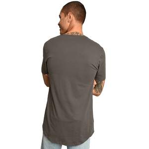 T-Shirt Homme Personnalisé 230GSM Manches Courtes Col Ras Du Cou T-Shirt Coton T-Shirt Homme avec Bords Ouverts - Product Image 6