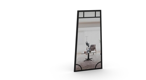 Espejo de pared de aluminio estilo moderno hecho a mano añadir sofisticación elegante a su espacio decorativo - Product Image 3