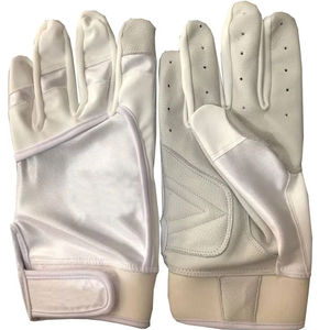 Guantes de bateo de béisbol Personalizado Liso Negro Juego de béisbol profesional Guantes De Bateo Softball - Product Image 1