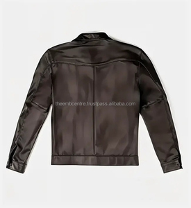 Recién llegado, chaqueta de cuero a la moda personalizada para hombre, ropa a la moda, nuevo estilo, venta directa de fábrica 2024, chaqueta de cuero para hombre - Product Image 5