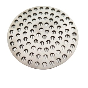 Percolador ecológico clásico de acero inoxidable redondo reutilizable portátil con diseño de borde antideslizante Juego de uno - Product Image 4