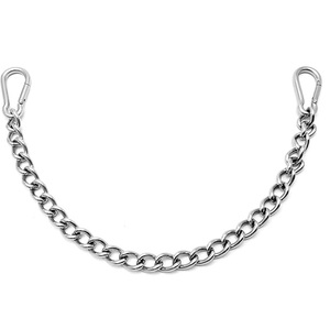 Chaîne de bride sans mors en acier inoxydable haute résistance pour chevaux, vente en gros, chaîne de contrôle réglable pour l'entraînement et l'équitation - Product Image 3
