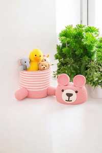 Nursery Storage Hamper & Kids Toy Organizer Bin Baby Hamper Toy Storage <b>Basket</b> Baby <b>Laundry</b> Hamper for Nursery Organization - Product Image 4