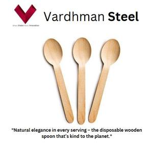 Cuchara de madera desechable ecológica de gran oferta de un solo uso y biodegradable para una gran demanda - Product Image 2