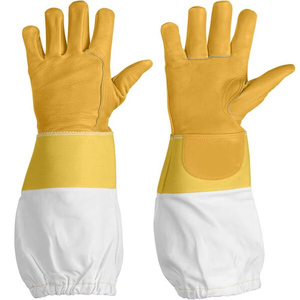 Meilleur logo Prix de gros Gants d'apiculture 100% Gants de protection des abeilles de haute qualité/Gants de protection d'apiculture sur mesure OEM - Product Image 1