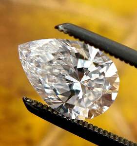 Diamante Cultivado en Laboratorio con Certificación IGI, 5 Quilates, Color E, Forma de Pera, Corte Excelente, Claridad VVS1, 15x9 mm, Piedra Suelta para Joyería Fina - Product Image 6