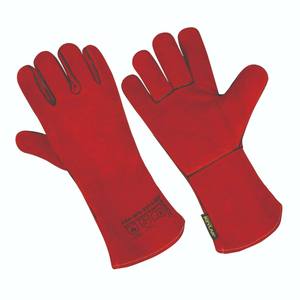 Los mejores guantes de trabajo de cuero de vaca duraderos y resistentes, guantes de soldador para conducción de camiones, almacén, jardinería, agricultura - Product Image 1