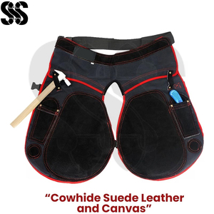 Tablier de maréchal-ferrant classique en acier inoxydable, résistant à la chaleur, haute performance, longueur intégrale, pour le soin des sabots, vente en gros - Product Image 2