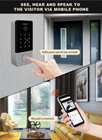 Timbre Inteligente IP Tuya WiFi con Videoportero y Cámara WiFi con IR Cut para Seguridad del Hogar
