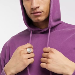 Conjunto Deportivo de 2 Piezas para Hombre, Talla Grande, Informal, de Algodón, Forro Polar, Sudadera con Capucha y Pantalones Cortos, Transpirable, Diseño Estampado, Otoño, Servicio OEM - Product Image 4