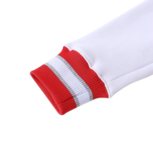 Sweat-shirt universitaire en chenille de haute qualité, col rond, lavage à l'acide, doublure en polyester/coton, logo universitaire - Product Image 5