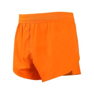 Short de fitness personnalisé à séchage rapide avec poche à la taille et fermeture éclair Short de sport teint uni décontracté écologique pour hommes Marathon - Product Image 1
