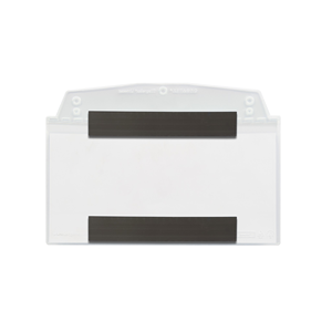 Portadocumenti Magnetico Trasparente 1/3 DIN A4 2 Strisce Magnetiche Confezione da 10-SD2M/1310-20 - Product Image 2