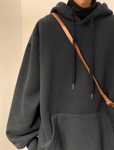 Bangladesh grossiste fabrication unisexe Hip Hop Style High Street 100% coton sweats à capuche lourds grande taille sweats pour hommes - Product Image 3