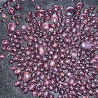 Cabochon en rubis étoilé naturel-Beau design, léger