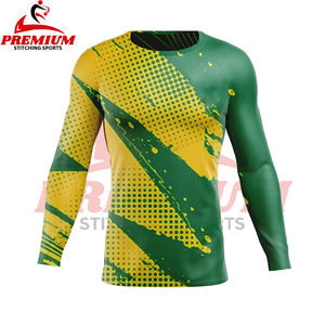 Chemises de compression à manches longues personnalisées BJJ MMA respirantes à séchage rapide écologiques sublimées Rash Guard pour hommes OEM ODM à bas prix - Product Image 3