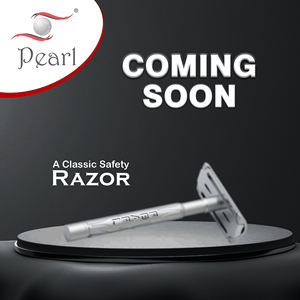 Pearl Men's grooming afeitado Maquinilla de afeitar de seguridad para hombres experiencia de afeitado Premium Blaze Pure Brass Metal - Product Image 5
