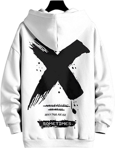 Sudadera con capucha Unisex para hombre con estampado Vintage Hip Hop gráfico estilo sólido manga larga polar pulóver Casual Streetwear para otoño - Product Image 5