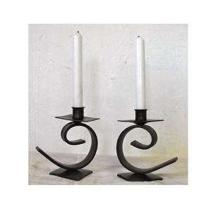 Bougeoirs modernes minimalistes en métal pour bougies chauffe-plat, coniques et cylindriques, idéaux pour la décoration de la maison, du bureau et de la chambre à coucher - Product Image 6
