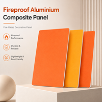 Panneau composite en aluminium brossé ignifuge moderne Alumetal 3 mm 4 mm pour extérieur et intérieur