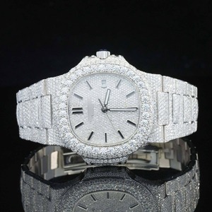 Reloj de Lujo con Diamantes Cultivados en Laboratorio, Movimiento Automático Japonés, Estilo Iced Out, a Precio de Fábrica al por Mayor - Product Image 2