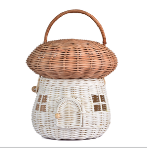 บ้านหวายสำหรับเด็กของเล่นเด็กบ้านเห็ดเป็นมิตรต่อสิ่งแวดล้อมสำหรับเด็กจากเวียดนาม - Product Image 1