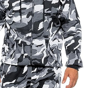 Ensemble 2 pièces pour hommes, veste et pantalon zippés à manches longues, survêtements athlétiques téléchargés par Dress Sports - Product Image 3